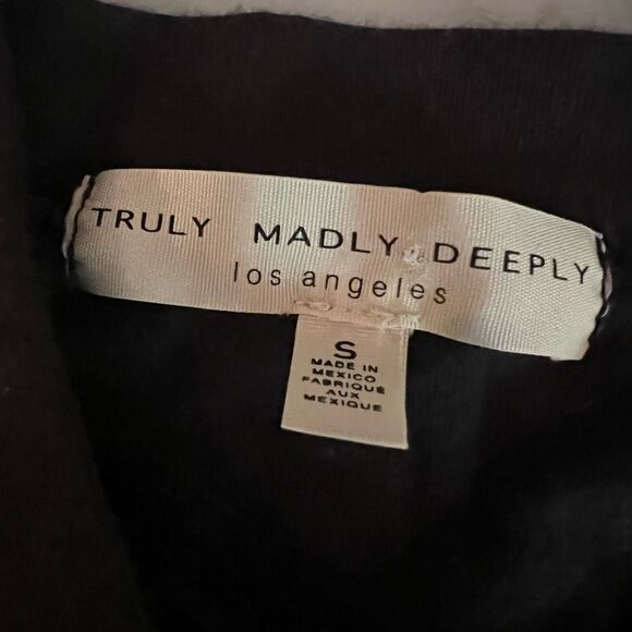 Truly Madly Deeply lace up cotton shirt non smoking small good condition - Picture 6 of 16